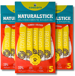 Natural Stick Coolors Frango 75g (5 unidades)