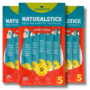 Natural Stick Coolors Atum 75g (5 unidades)