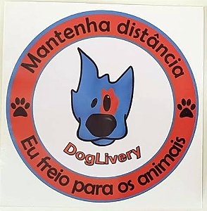 Adesivo Veicular Eu Freio Para Os Animais