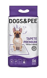 Tapete Higienico Dog's Care Dogs & Pee Cães Adultos Raças Medias 60x82 - 6 unidades