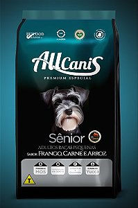 Allcanis Cães Senior Raças Pequenas 2,5kg - Val: 08/Nov/26
