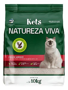 Areia Granulado Biodegradável Mandioca/Milho Media 10kg