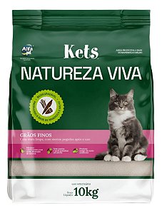 Areia Granulado Biodegradável Mandioca/Milho Fina 10kg