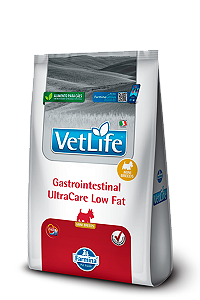 Vet Life Cães Gastrointestinal UltraCare Low Fat Raças Mini 1,5kg