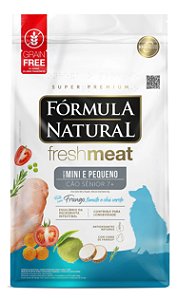 Formula Natural Fresh Meat Cães Senior Raças Mini/Pequenas