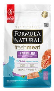 Formula Natural Fresh Meat Gatos Adultos Hairball Salmão