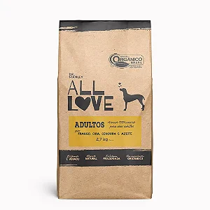 All Love Cães Adultos All Breeds Frango/Chia/Cenoura/Azeite