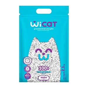 Areia Granulado Tofu Wicat Neutro 2,1Kg