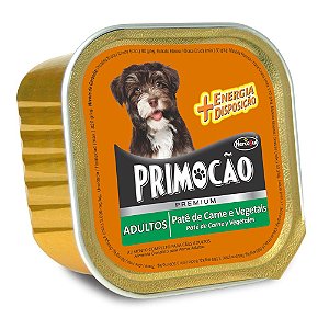 Primocão Cães Adultos Pate Carne/Vegetais 300g