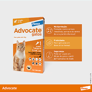 Advocate 0,4 (Gatos Até 4kg)