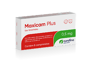 Maxicam Plus 0,5mg c/ 8 comprimidos