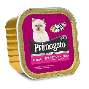 Primogato Gatos Filhotes Pate Peru/Frango 150g