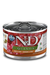 N&D Quinoa Cães Adultos Wet Skin&Coat Arenque/Coco 140g