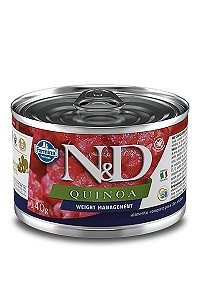 N&D Quinoa Cães Adultos Wet Weight Management 140g
