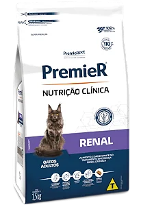Premier Nutrição Clinica Gatos Renal 1,5kg