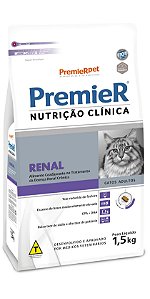 Premier Nutrição Clinica Gatos Renal 1,5kg