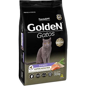 Golden Gatos Adultos Salmão 10kg