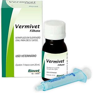 Vermivet Filhotes Suspensão 20ml