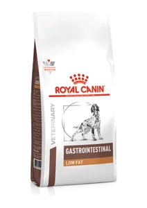 Royal Canin Veterinary Diet Cães Gastrointestinal Low Fat Raças Medias 1,5kg