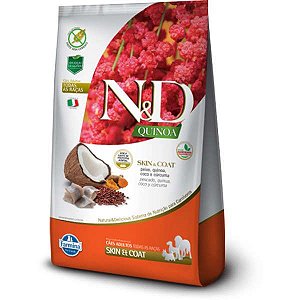 N&D Quinoa Cães Adulto Skin & Coat Peixe 10kg