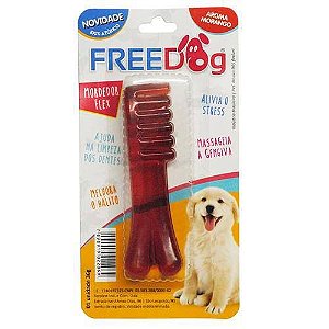 Mordedor Freedog Flex G (10cm) - Morango