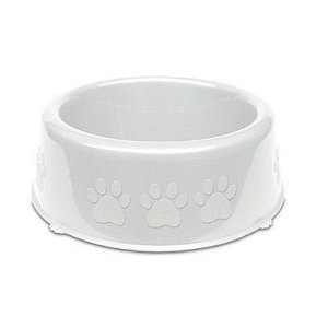 Comedouro/Bebedouro Plastico Patinhas 300ml