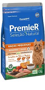 Premier Seleção Natural Cães Adultos Raças Pequenas Chia/Quinoa 10kg