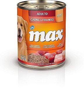Max Cães Adultos Pate Carne/Frango 280g - VAL. 05/MAIO/24