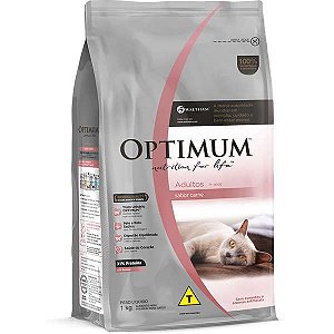 Optimum Gatos Adultos Carne 3kg