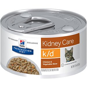 Hills Prescription Diet Gatos Renal K/D - Frango/Vegetais 82g