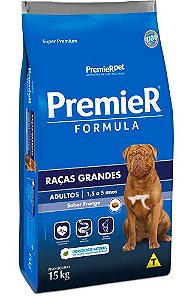 Premier Formula Cães Adultos Raças Grandes Frango 20kg