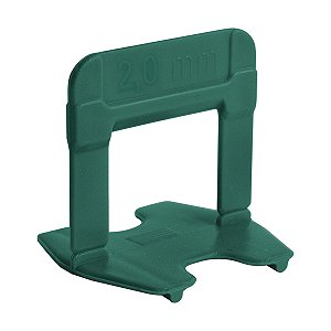 Espaçador Nivelador Piso Porcelanato Eco Cortag 2 mm 500 un. Verde