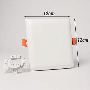 Plafon Borda Infinita Quadrado 2X1 Embutir ou Sobrepor 15W 4000K HM30357
