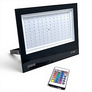 Refletor Rgb 300W c/ memória IP66 Bivolt YOE PRO