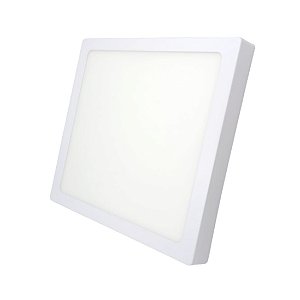 Plafon Led Quadrado Sobrepor 18W 22x22 6500K Bivolt