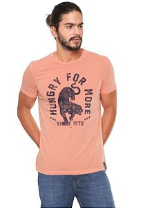 Camiseta Ellus Estampada Coral