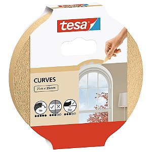 Fita Crepe Pintura Em Curvas 25mmX25m Papel Crepado Tesa®