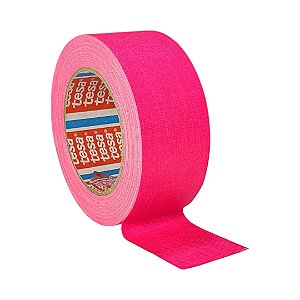 Fita Tecido Gaffer Tape Tesa 48mmX25m Rosa Fluorescente