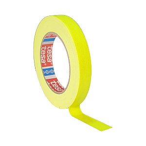Fita Tecido Gaffer Tape Tesa 18mmX25m Amarela Fluorescente