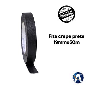 Fita Crepe Preta 720 Cremer Profissional 19mmX50m