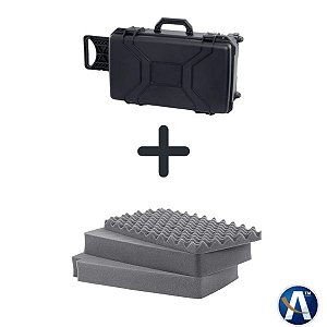 Patola MP0055 Preta Com Espuma Micro Serrilhada