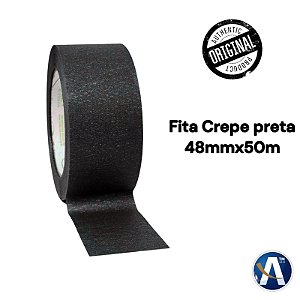 Fita Crepe Preta Basic Tape 48mmX50m