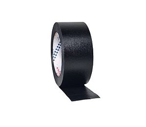 Fita Crepe Preta Eurocell Premium Alta resistência 48mmX50metros Cód. 6270