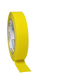 Fita Crepe Amarela Nastro 24mmX40m