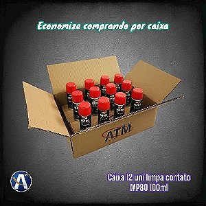 Kit Com 12 Unidades de Limpa Contato MP80 100ML
