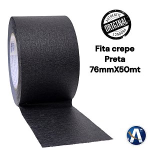Fita Crepe Preta 720 Cremer Profissional 76mmX50m