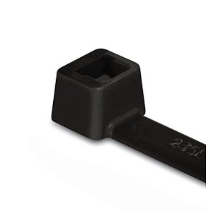 Abraçadeira de Nylon Hellerman 388mmX4,6mm Preta com 100 Unidades
