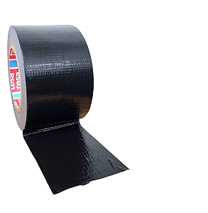 Fita Silver Tape Preta 76mmx50m Profissional Tesa Importado