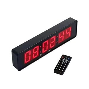 Cronômetro Relógio Led Digital Com Controle