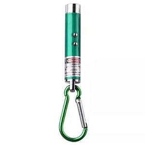 Caneta Laser Mini Chaveiro Verde